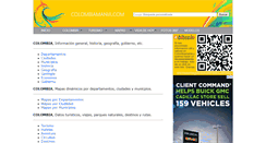 Desktop Screenshot of colombiamania.com